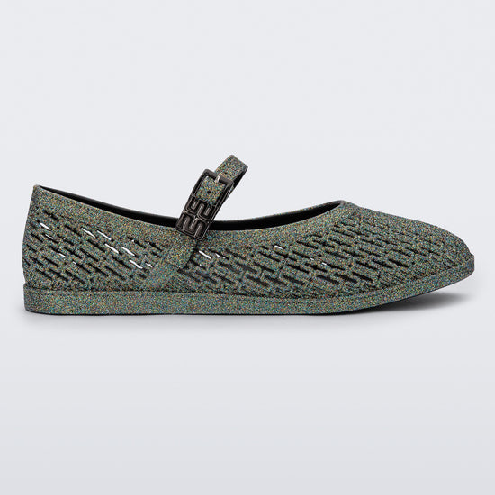 BLACK/MULTICOLORED GLITTER - BJ804