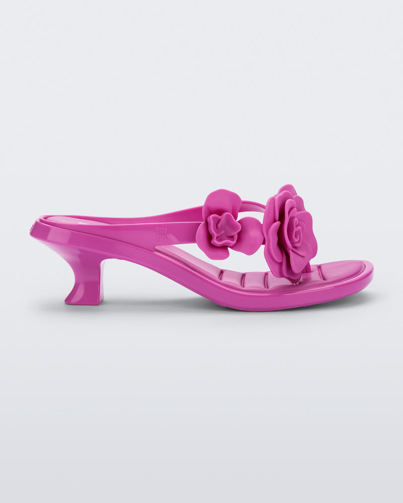 Melissa Thong Kitten Heel Petals Adult