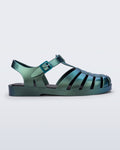 BLACK/METALLIC GREEN - BO735