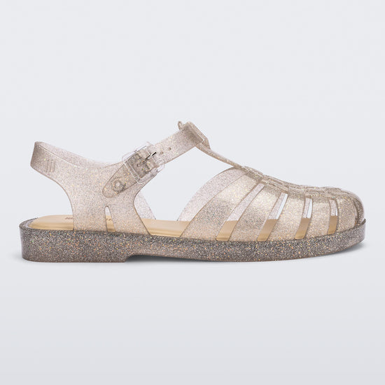BEIGE SILVER GLITTER - BF134