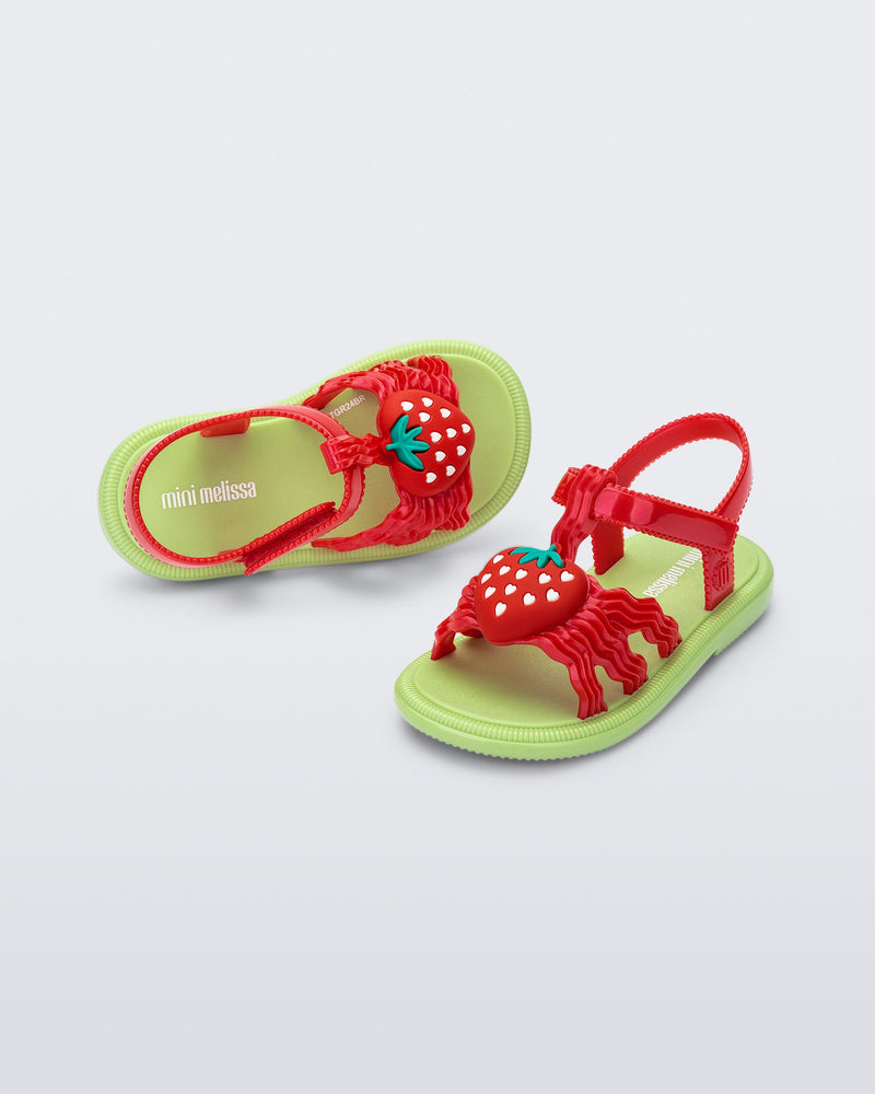 GREEN/PEARLISH RED - BD755