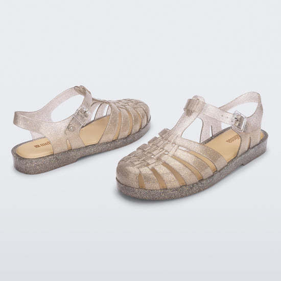 BEIGE SILVER GLITTER - BF134