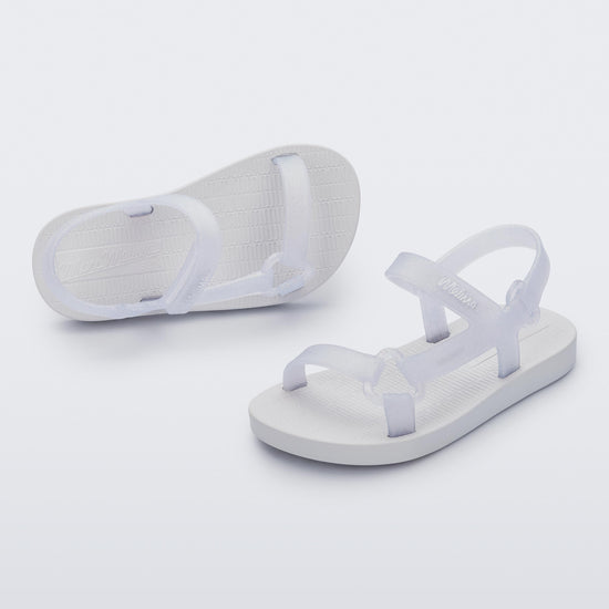 WHITE/GLITTER CLEAR - BG342