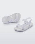 WHITE/GLITTER CLEAR - BG342