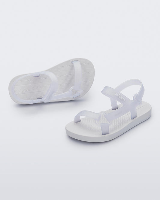 WHITE/GLITTER CLEAR - BG342