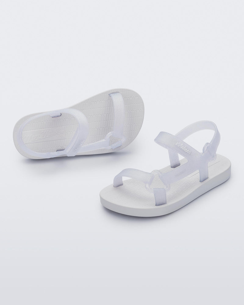 WHITE/GLITTER CLEAR - BG342