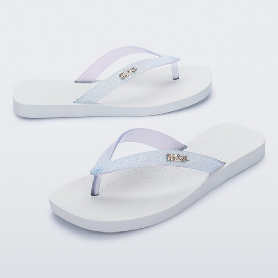 WHITE/GLITTER CLEAR - AW140