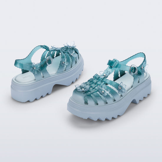 BLUE/TRANSPARENT GREEN - BU733