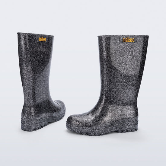 BLACK/GLITTER SILVER - BJ895