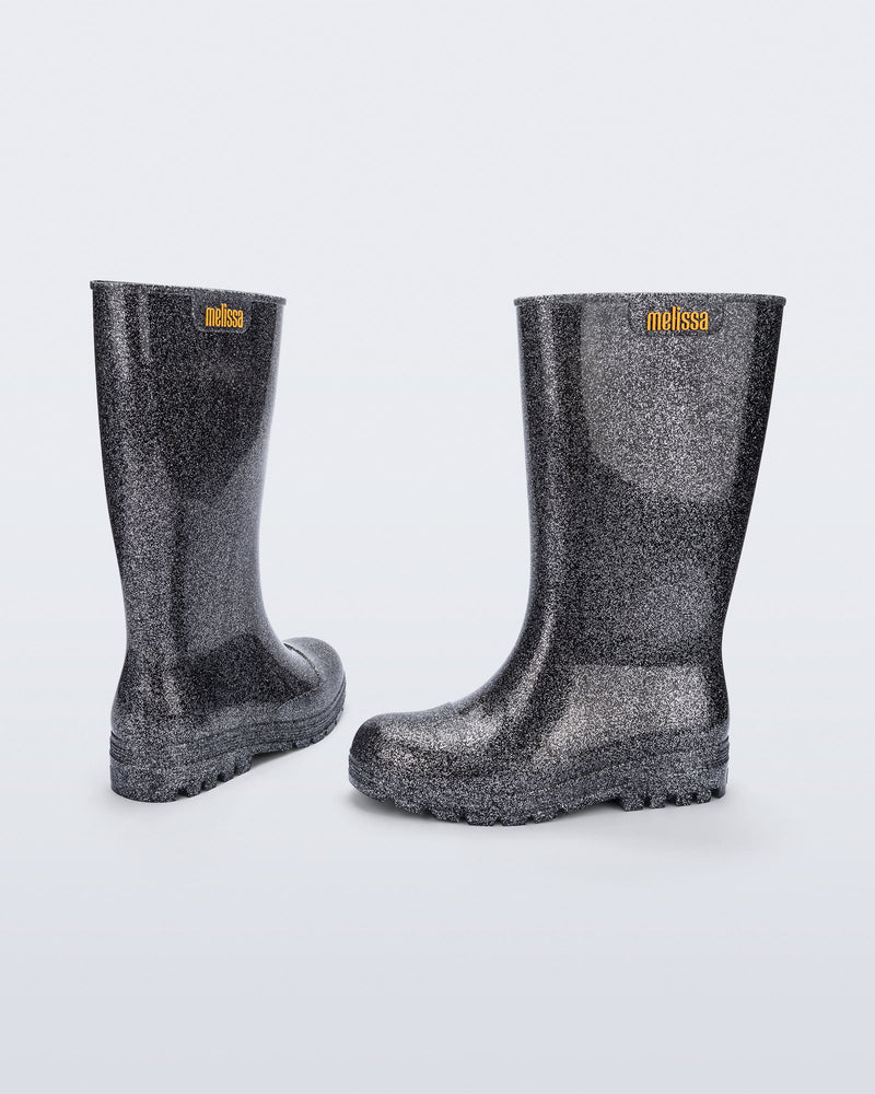 BLACK/GLITTER SILVER - BJ895