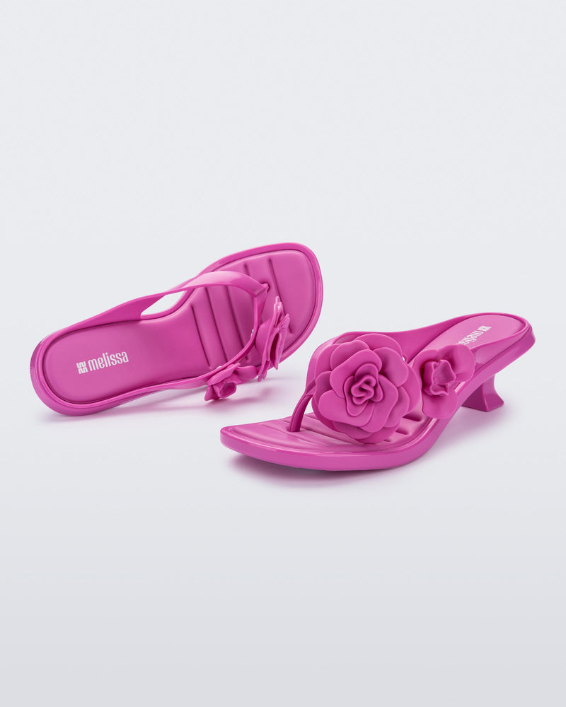 Melissa Thong Kitten Heel Petals Adult