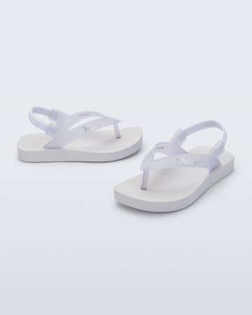 WHITE/GLITTER CLEAR - BT439