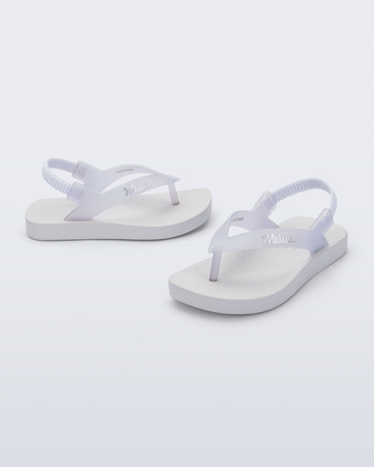 WHITE/GLITTER CLEAR - BT439