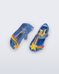 AZUL GLITTER/AMARELO - BN550