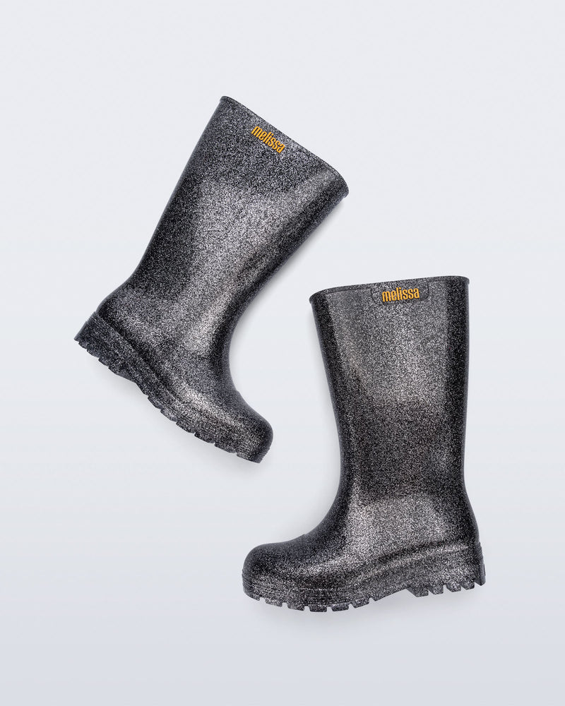 BLACK/GLITTER SILVER - BJ895