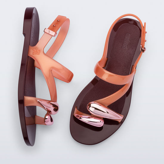 BURGUNDY/ORANGE - BQ842