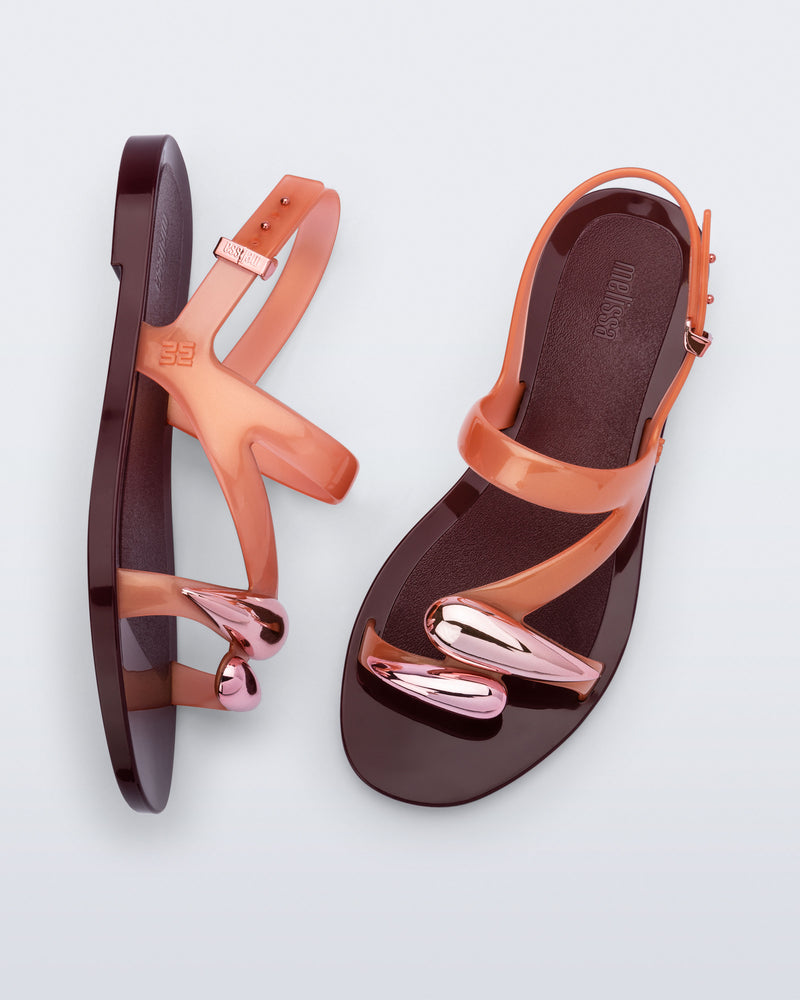 BURGUNDY/ORANGE - BQ842