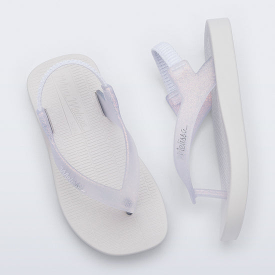 WHITE/GLITTER CLEAR - BT439