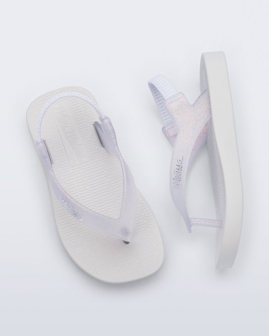 WHITE/GLITTER CLEAR - BT439