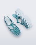 BLUE/TRANSPARENT GREEN - BU733