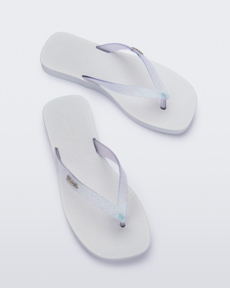 WHITE/GLITTER CLEAR - AW140