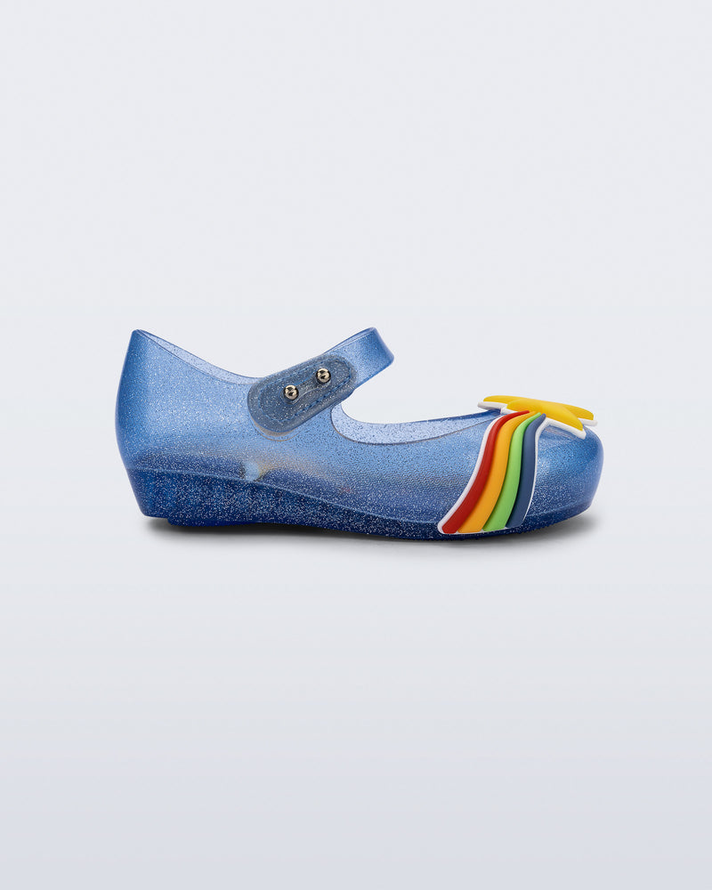 AZUL GLITTER/AMARELO - BN550